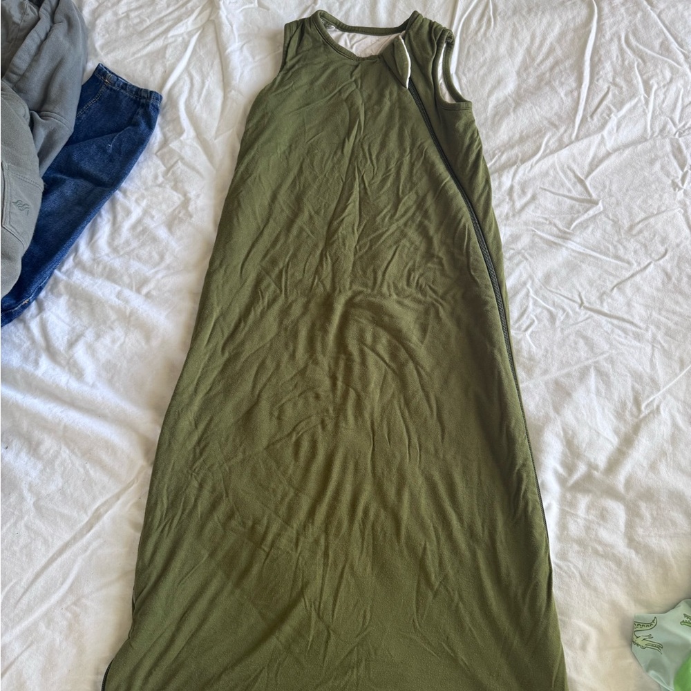 Kyte BABY Olive Green Sleeveless Sleep Sack